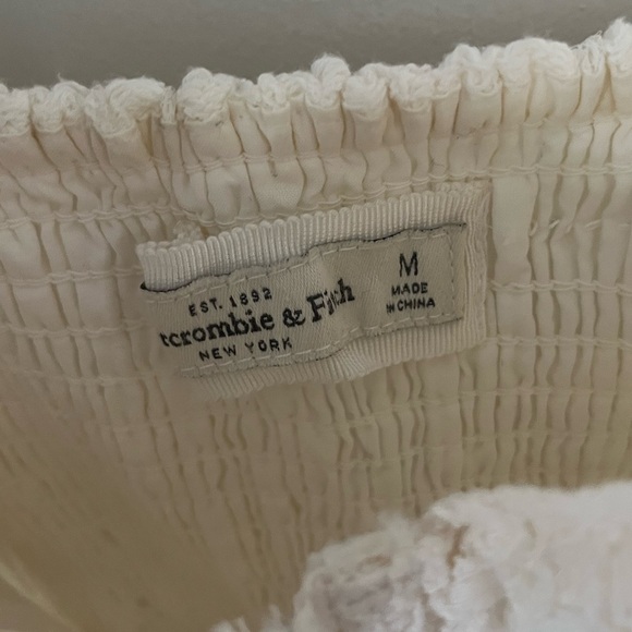 White lace Abercrombie dress size medium - Picture 3 of 3